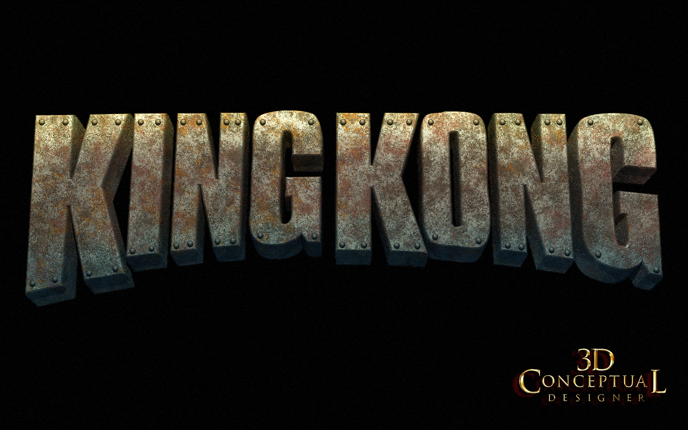 3DconceptualdesignerBlog: Project Review KING KONG[2005] 3D Logo Designs PART III